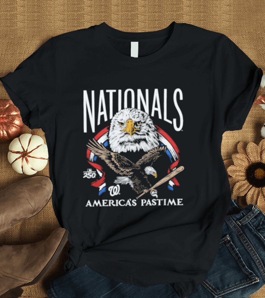 Nationals America's Pastime 250th Celebration Bald Eagle T-Shirt