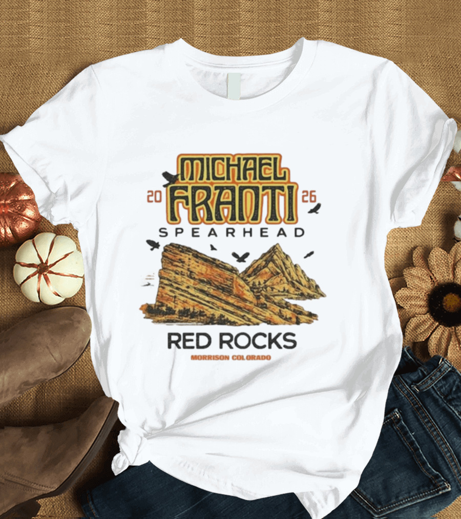 Michael Franti Spearhead 2026 Red Rocks Morrison Colorado T-Shirt