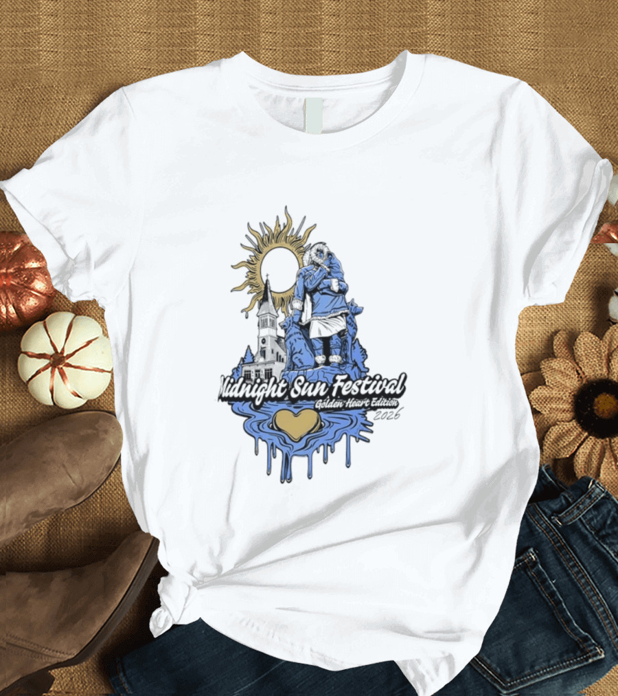 Midnight Sun Festival Golden Heart Edition 2023 T-Shirt