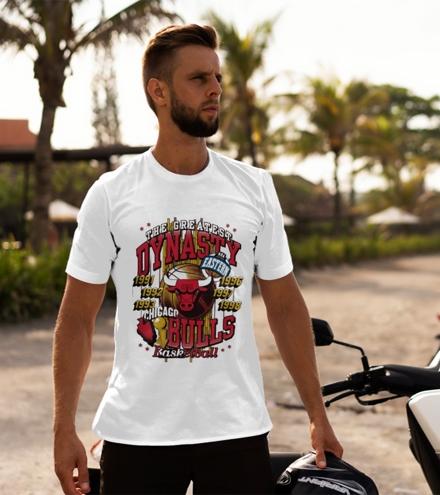 The Greatest Dynasty Chicago Bulls Basketball 1991 1998 NBA Eastern Champs T-Shirt
