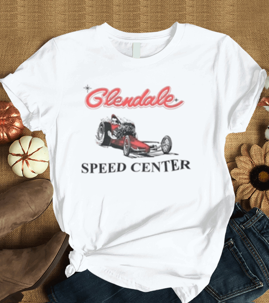 Glendale Speed Center Dragster Classic Racing T-Shirt