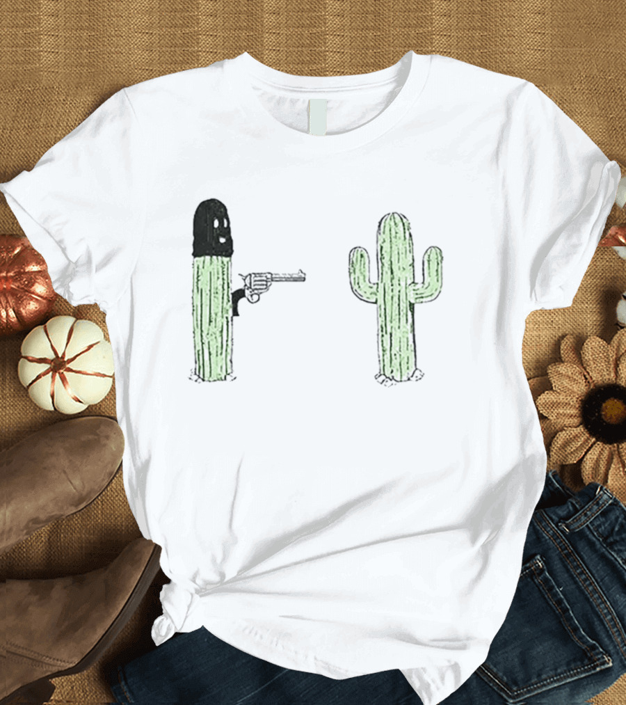 Phil Miller The Last Man On Earth Stick'em Up Cactus Duel T-Shirt