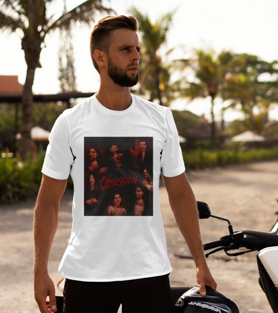 Obsession Nikki Multiple Expressions Dark Red Portraits T-Shirt