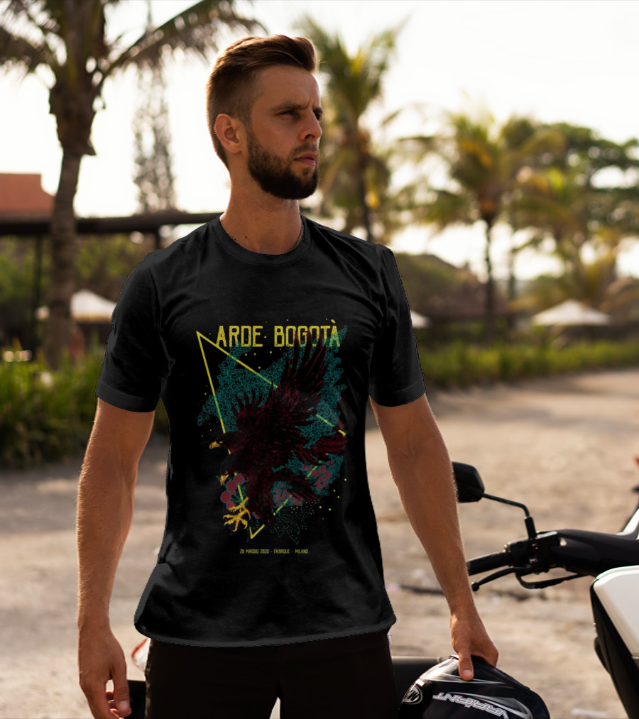 Arde Bogota May 28 2026 Fabrique Milan Italy Eagle Triangles Circles T-Shirt