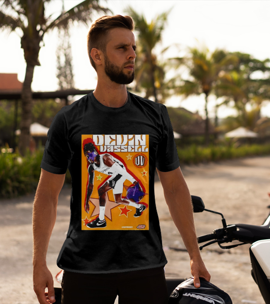Devin Vassell San Antonio Spurs Basketball Star Orange T-Shirt