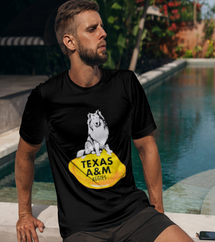 Texas A And M Aggies Husky Lemon T-Shirt