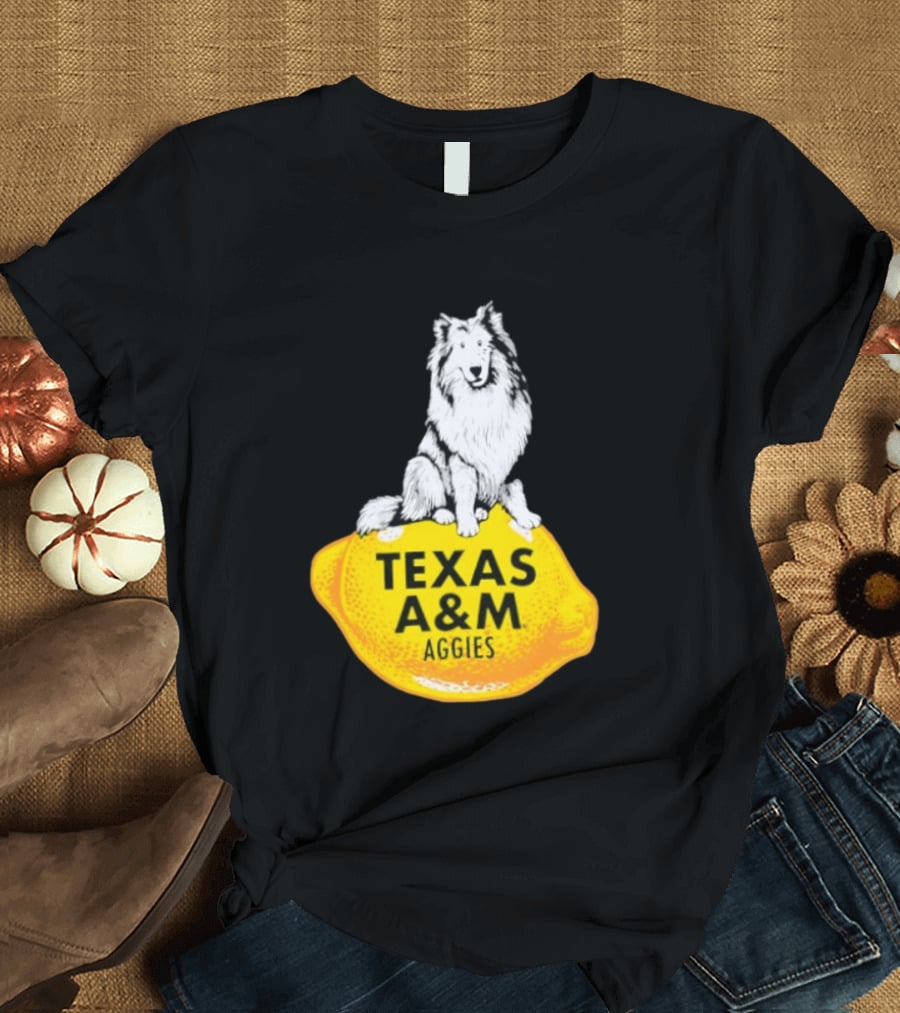 Texas A And M Aggies Husky Lemon T-Shirt