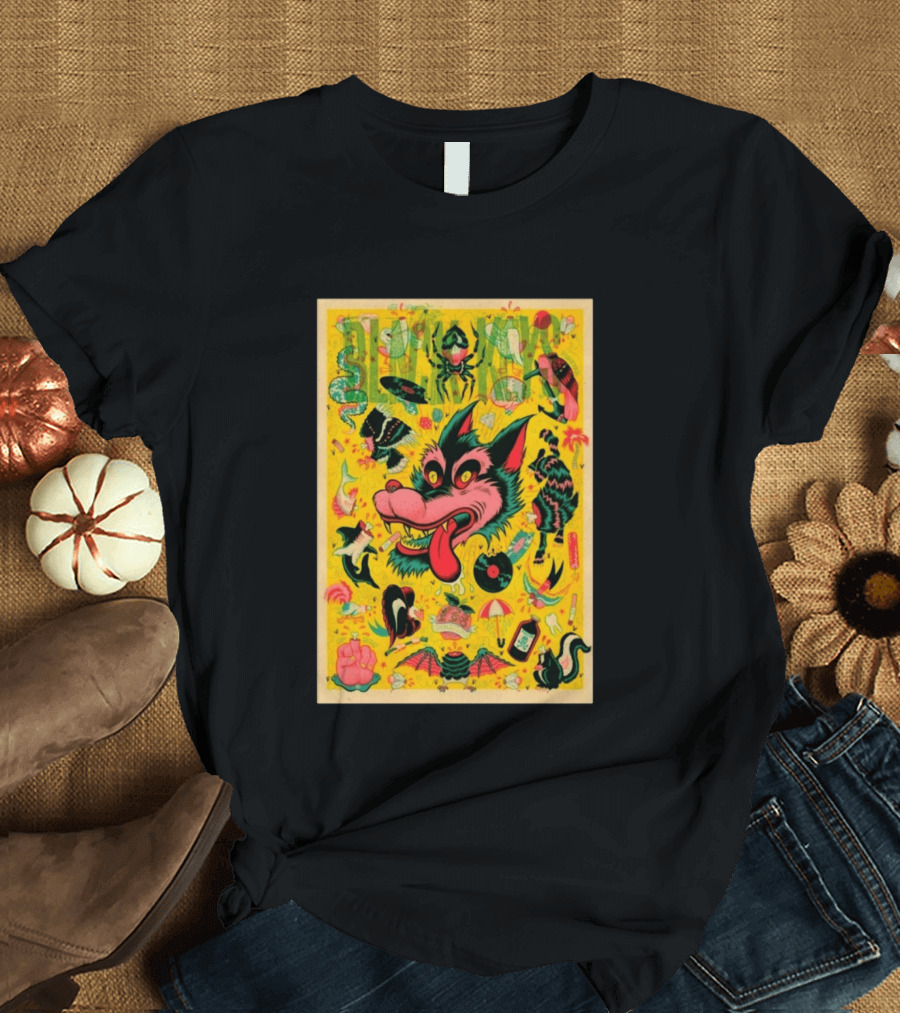 The Black Keys Carnation WA May 29 30 2026 Wolf Spider Vinyl Record T-Shirt