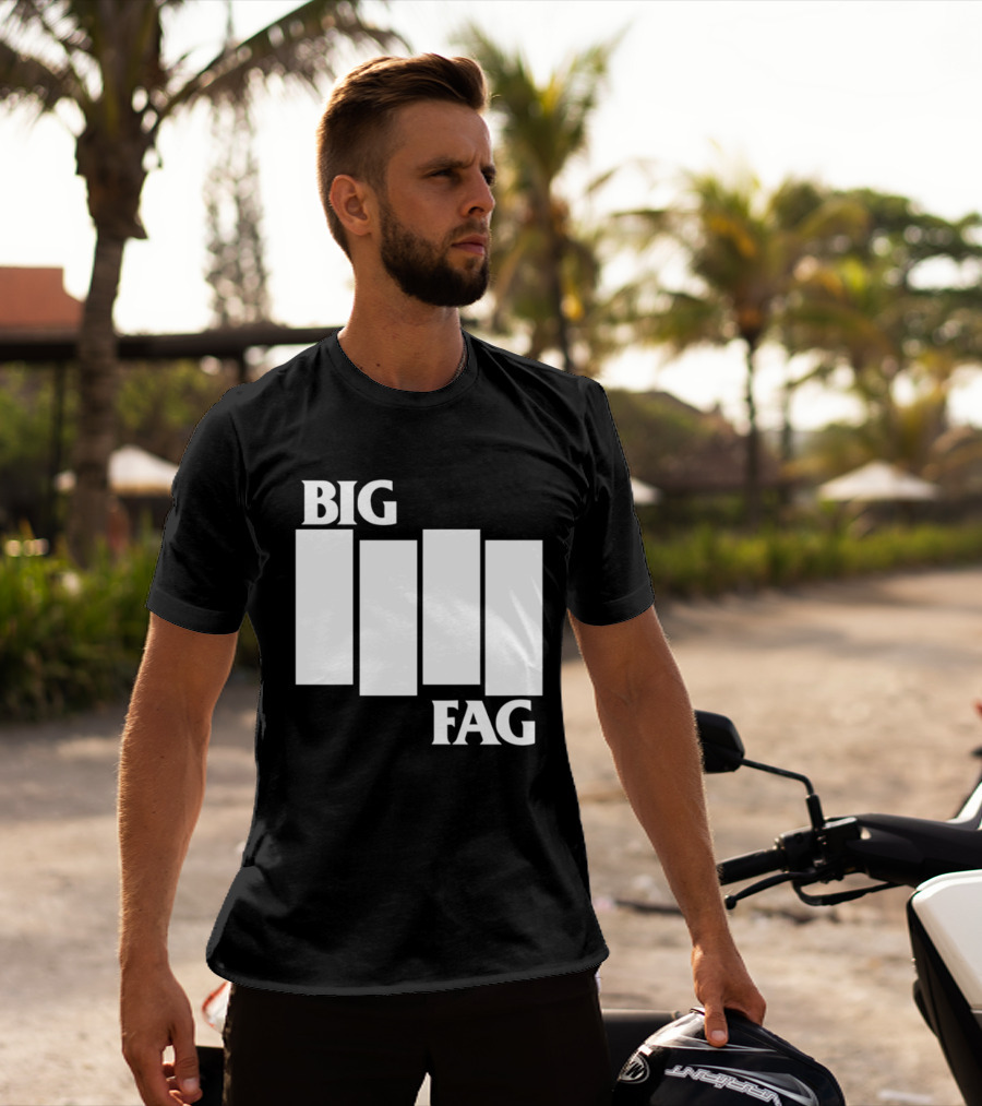 Big Fag Black Flag Bars 2026 T-Shirt