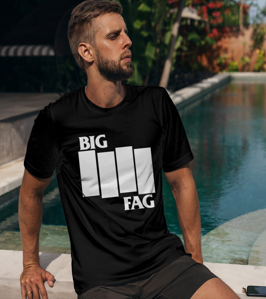 Big Fag Black Flag Bars 2026 T-Shirt