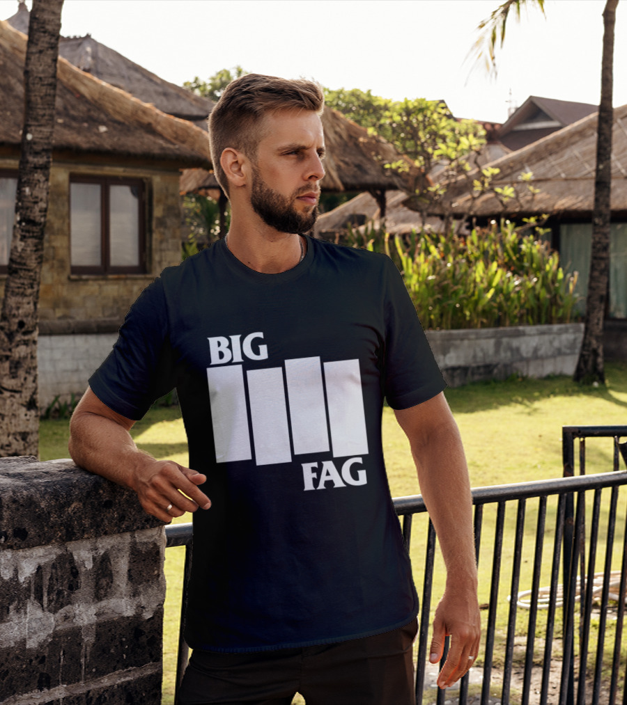 Big Fag Black Flag Bars 2026 T-Shirt
