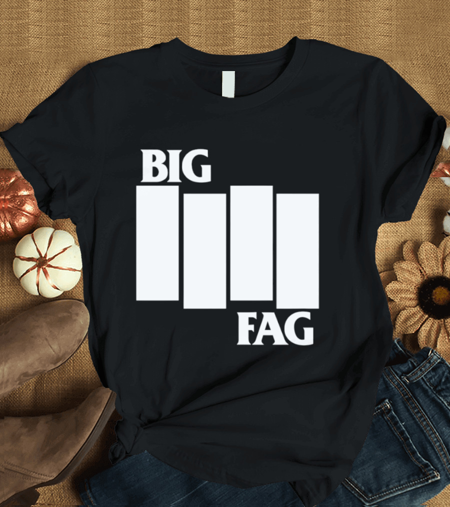 Big Fag Black Flag Bars 2026 T-Shirt