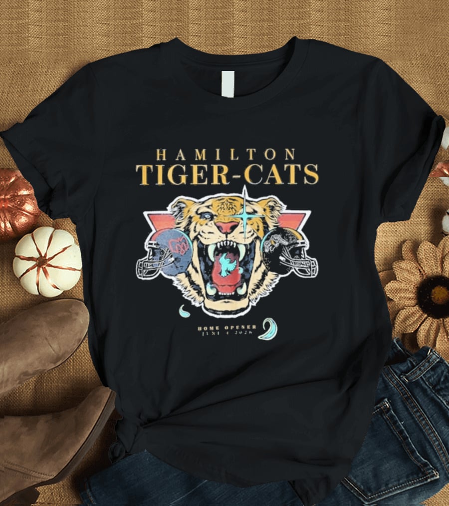Hamilton Tiger Cats Home Opener 2026 Tiger T-Shirt