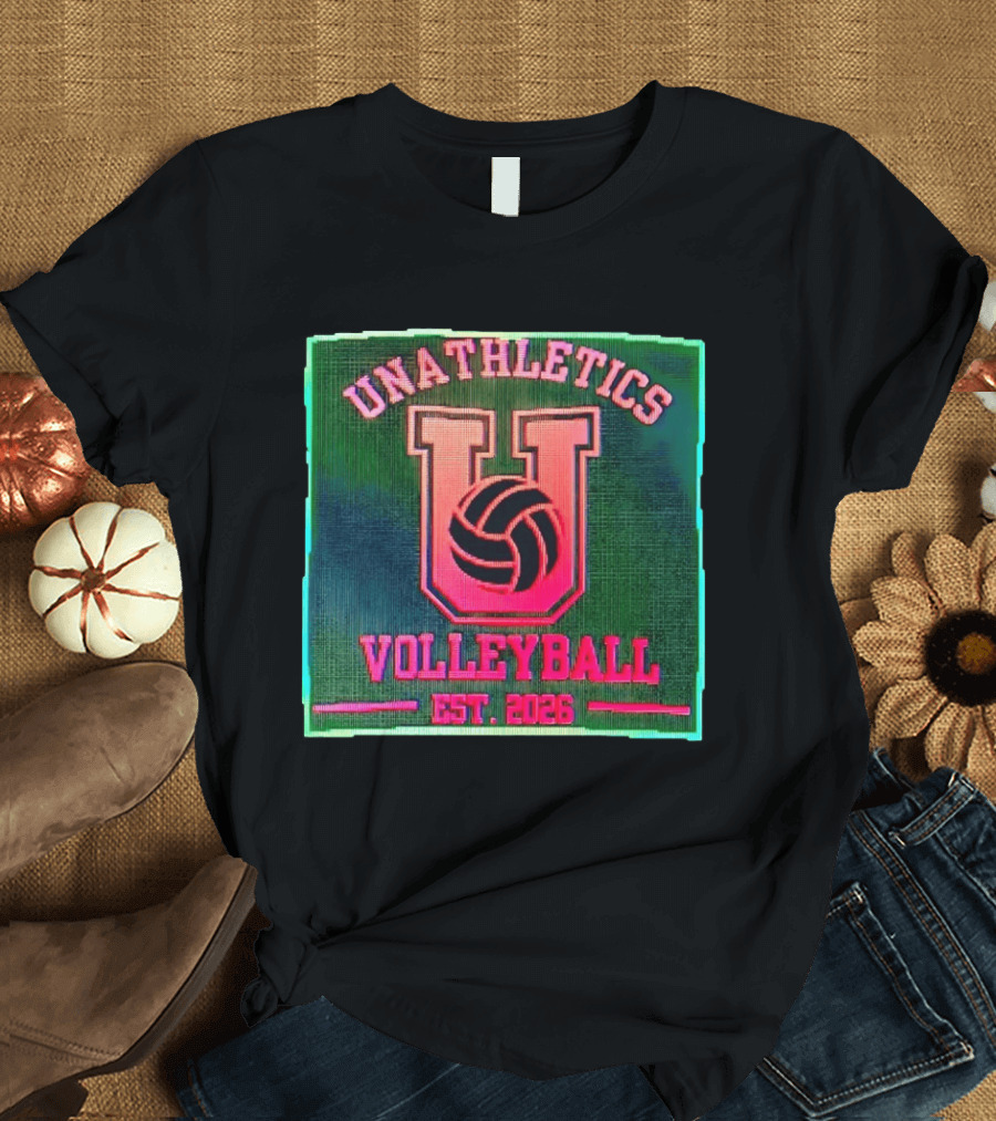 Unathletics U Volleyball Est. 2026 Retro Sportswear T-Shirt