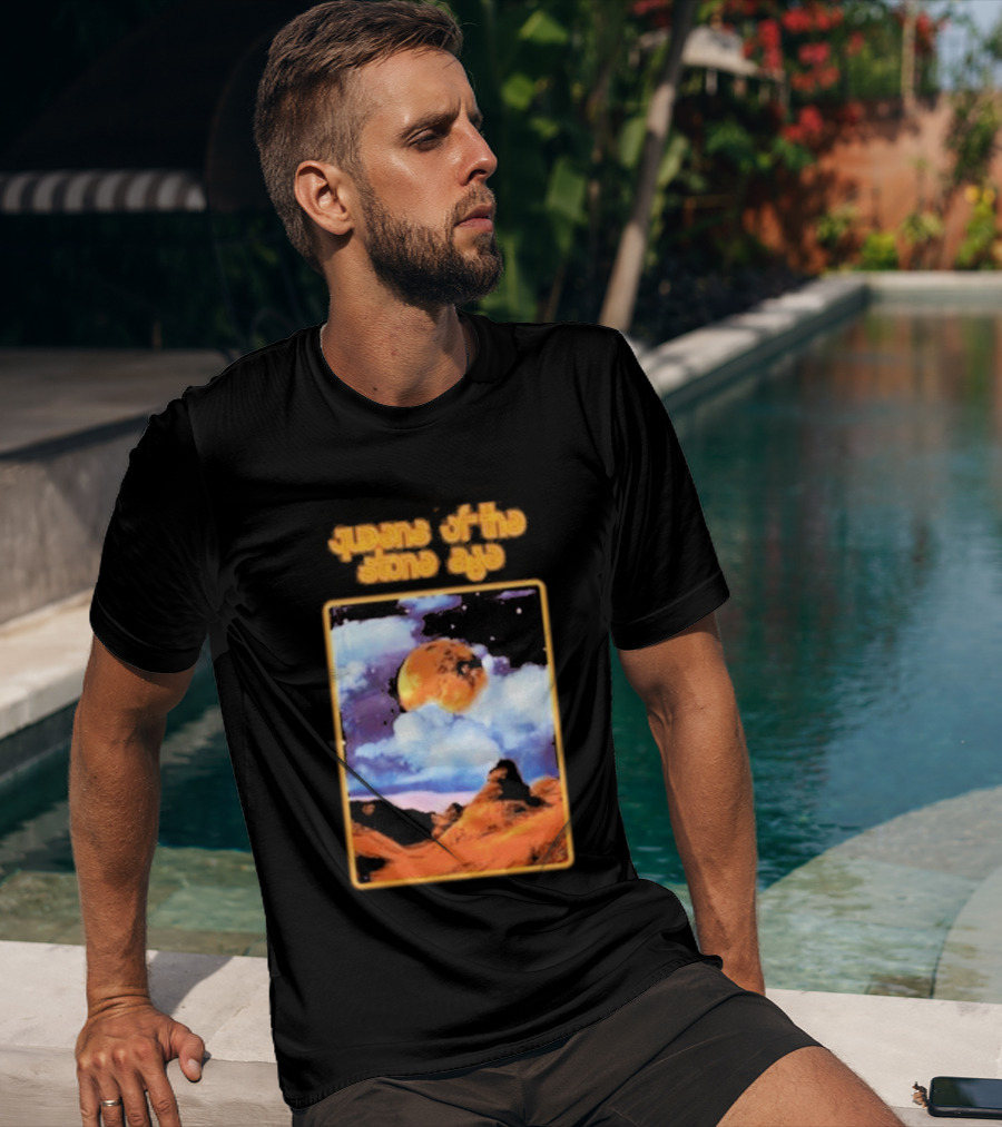 Queens Of The Stone Age Cosmic Moon Scene T-Shirt