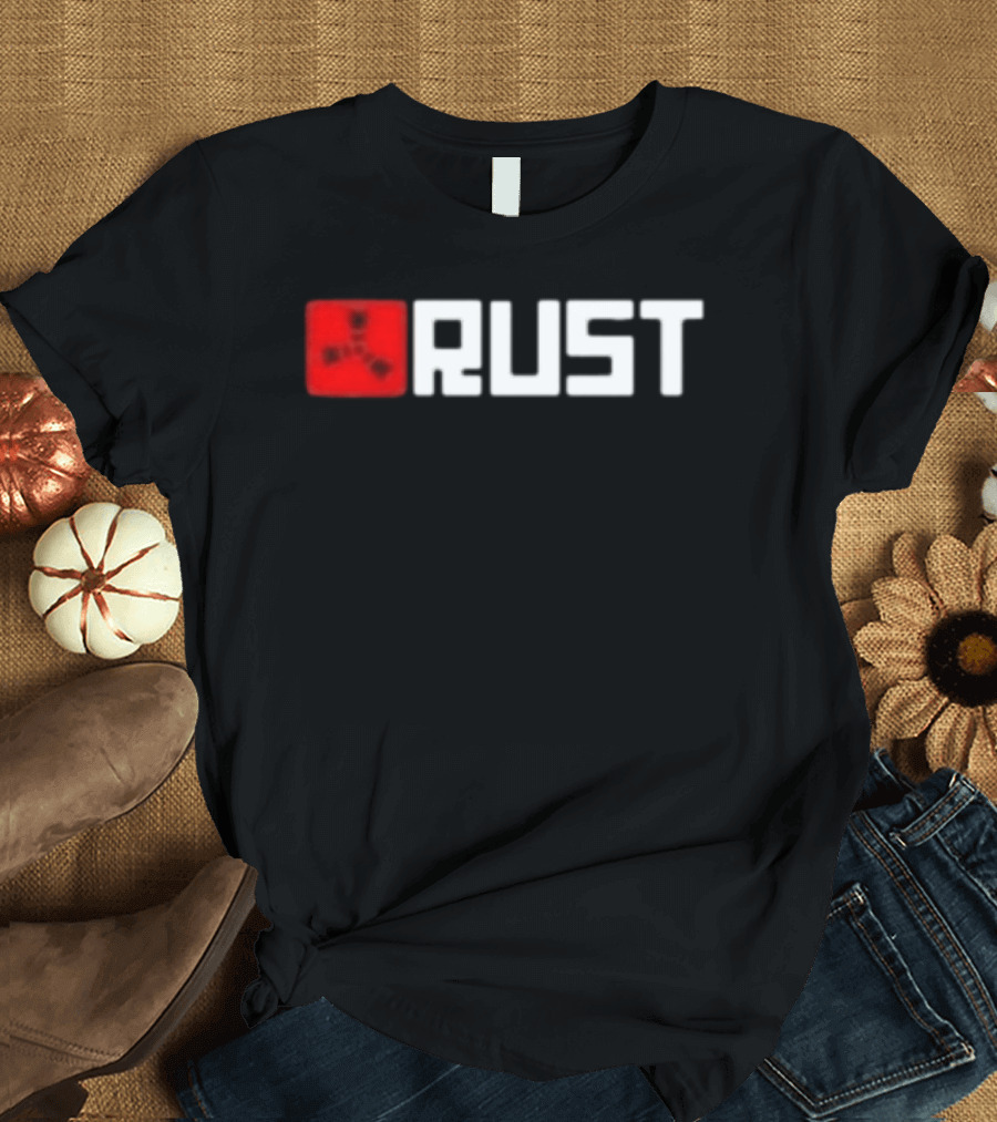 Rust Trust Issues Radiation Symbol Gaming T-Shirt