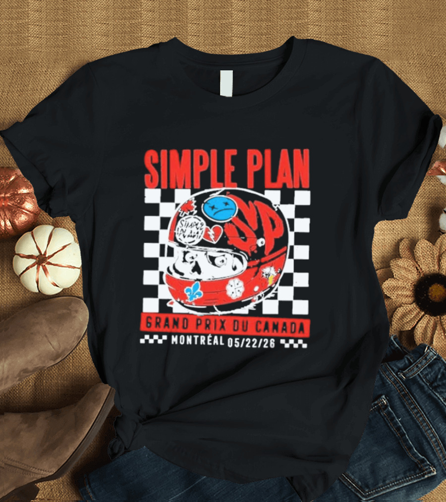 Simple Plan Grand Prix Du Canada Montreal 05/22/26 T-Shirt