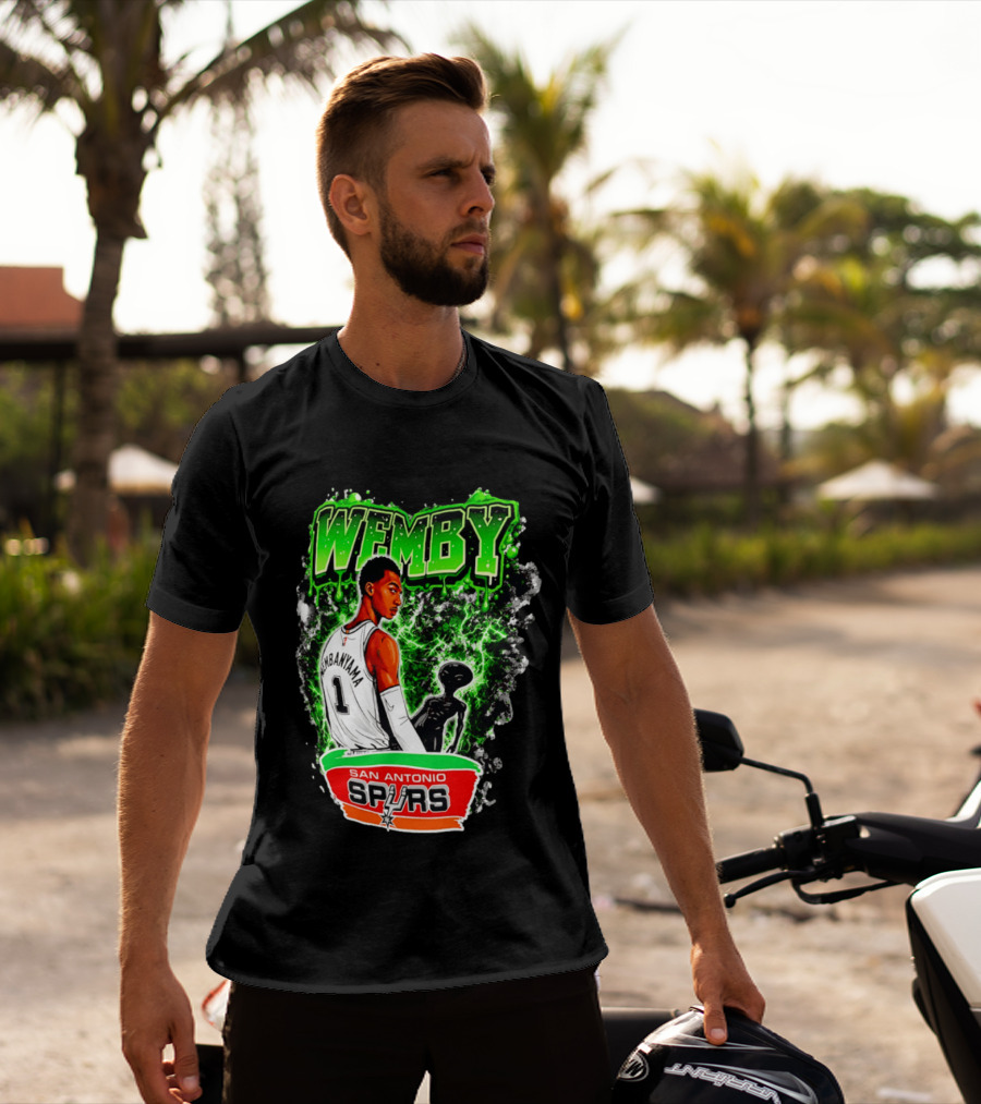 Wemby Victor Wembanyama San Antonio Spurs Alien T-Shirt