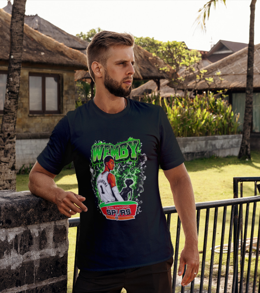 Wemby Victor Wembanyama San Antonio Spurs Alien T-Shirt