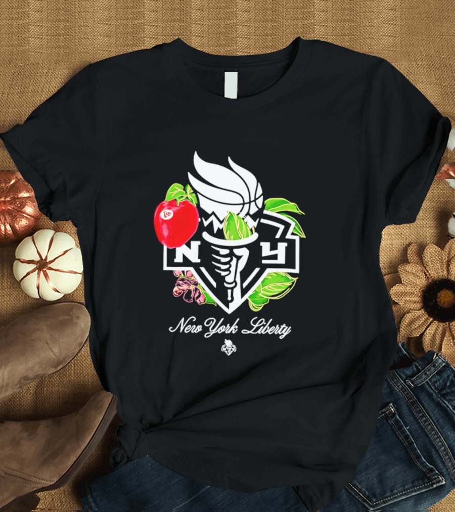 New York Liberty Floral Fruit Capsule Collection T-Shirt