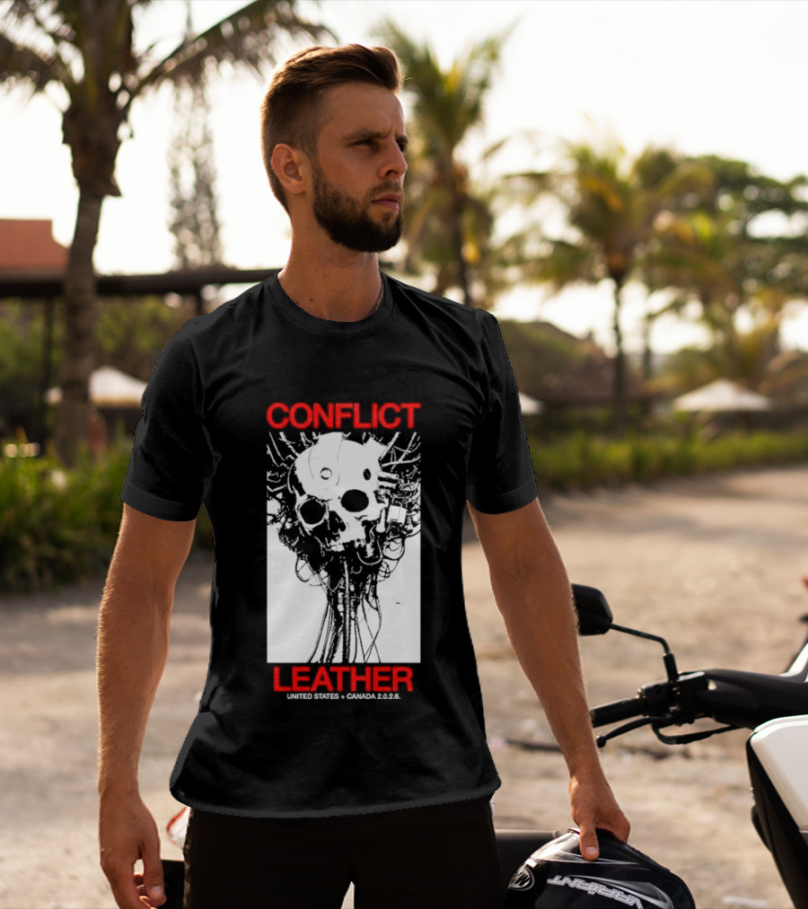 Conflict Leather Exclusive Leatherhead Carnivore Black 2.0.2.6. T-Shirt