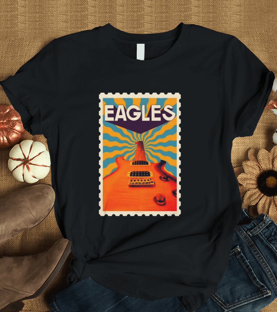 Eagles May 2026 Tour US Psychedelic Guitar Visual T-Shirt