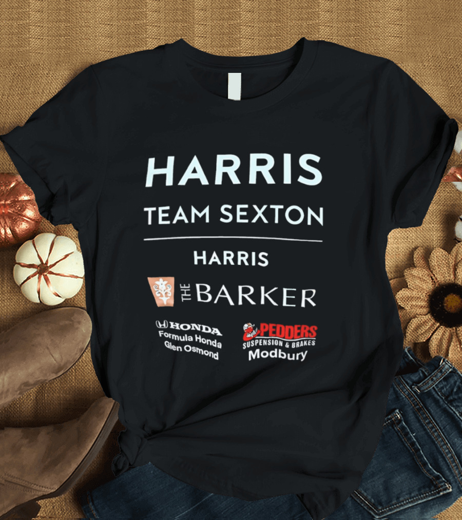 Harris Team Sexton The Barker Honda Glen Osmond Pedders Modbury T-Shirt