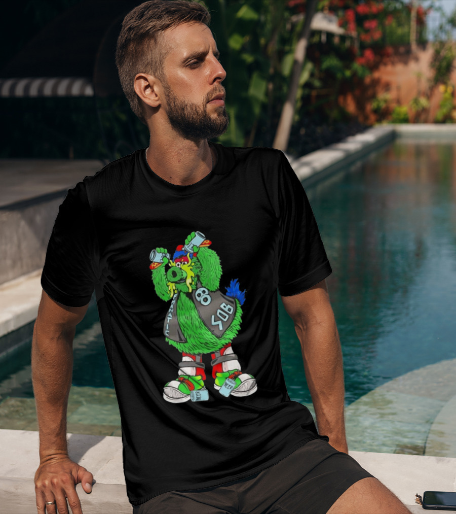 Stone Cold Phanatic Philadelphia Phillies SOB Fanatic Beer Drinking 3:16 T-Shirt