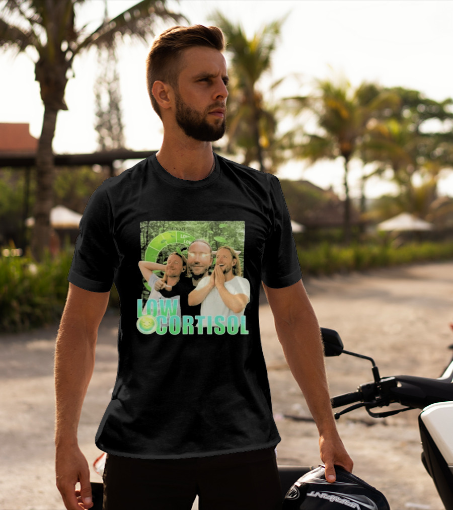 Low Low Cortisol Meme Happy Vibes 2026 T-Shirt