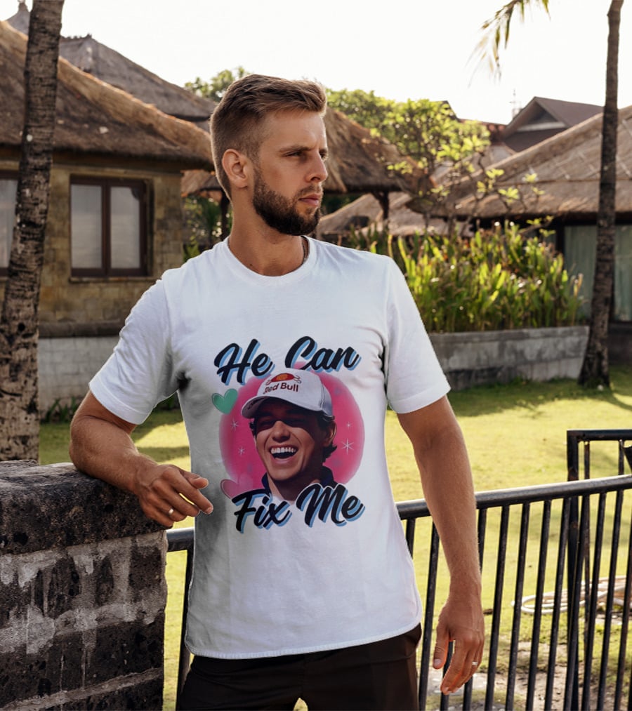 He Can Fix Me Jett Lawrence Red Bull Cap T-Shirt