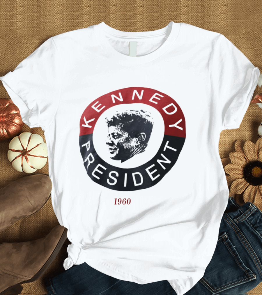Kennedy President 1960 Vintage Campaign T-Shirt