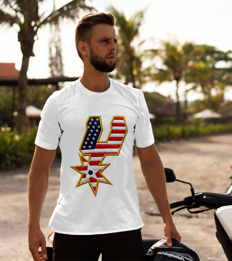 America 250th Anniversary Spurs Stars And Stripes T-Shirt