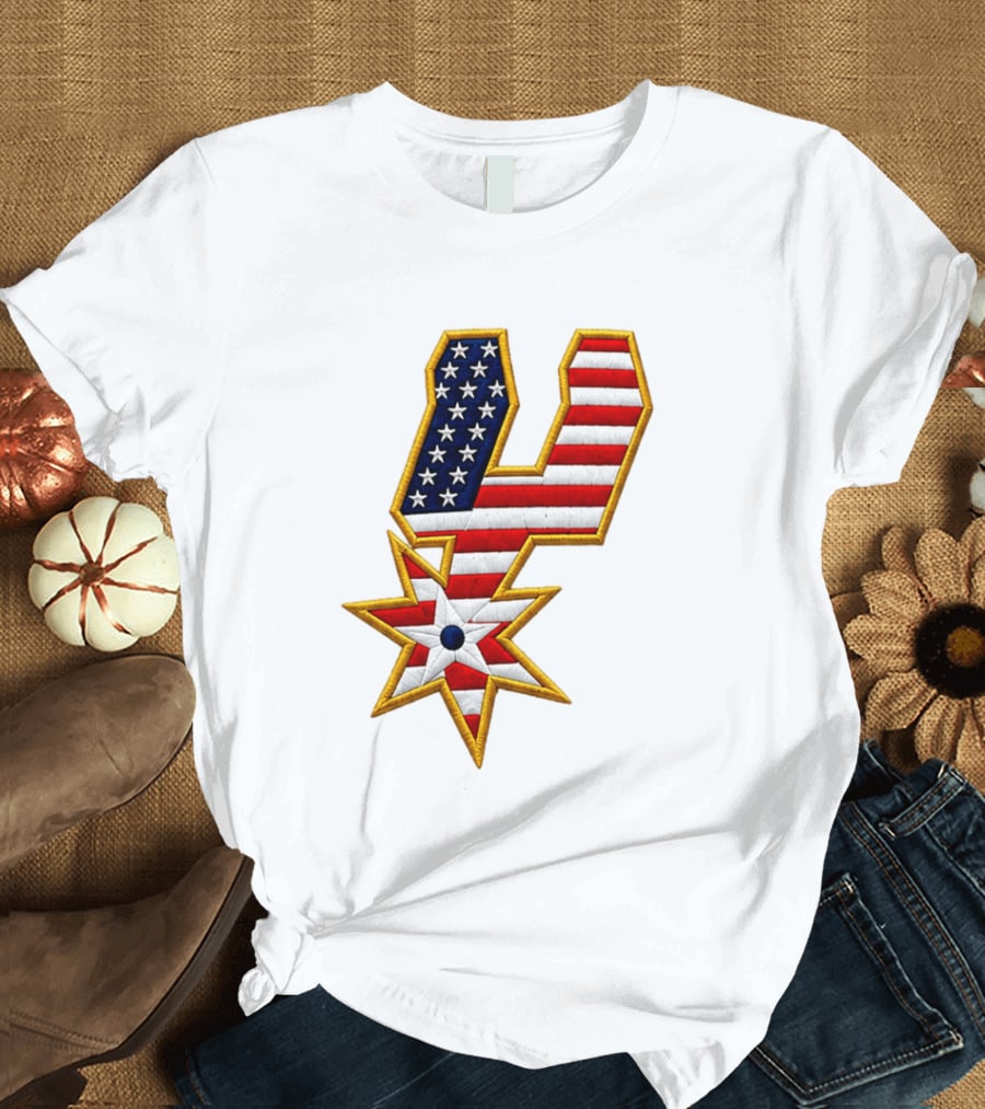 America 250th Anniversary Spurs Stars And Stripes T-Shirt
