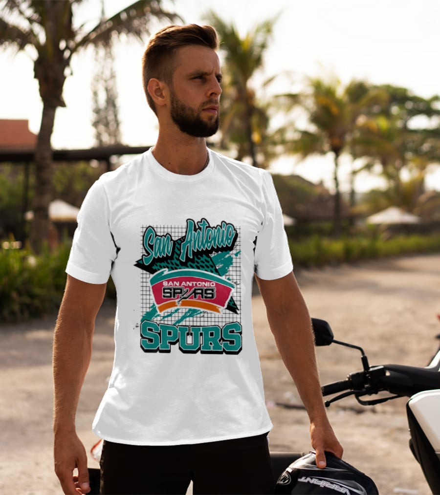 San Antonio Spurs NBA Retro Style San Antonio Spurs Memphis Spurs T-Shirt