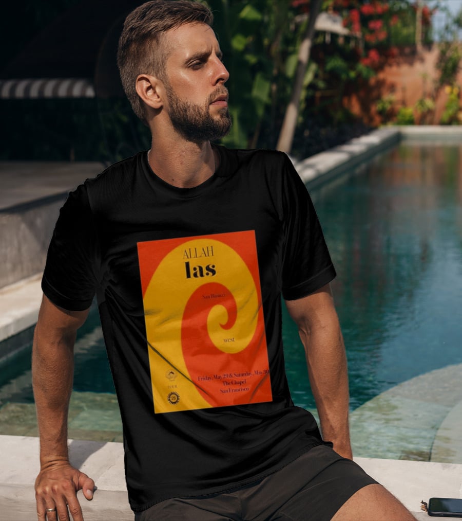 Allah Las Sam Blasucci The Chapel San Francisco May 29 30 2026 Tour West T-Shirt