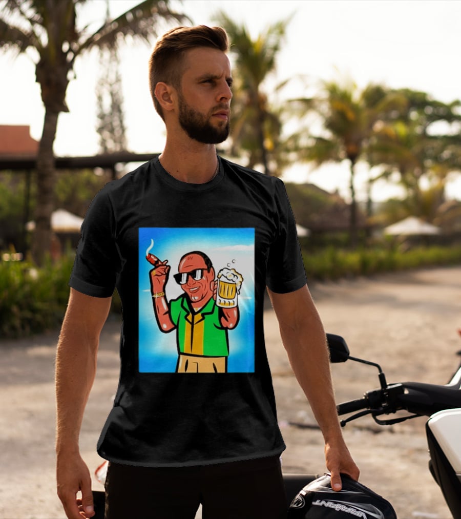 Boss Beer And Cigars Summer Vibes Retro Style Celebration T-Shirt