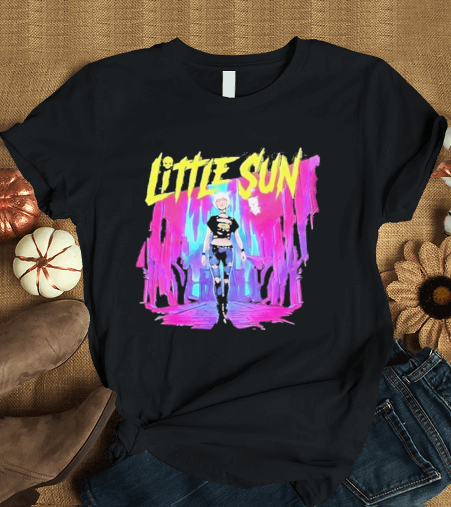 Cyberpunk 2077 Little Sun Neon Street T-Shirt
