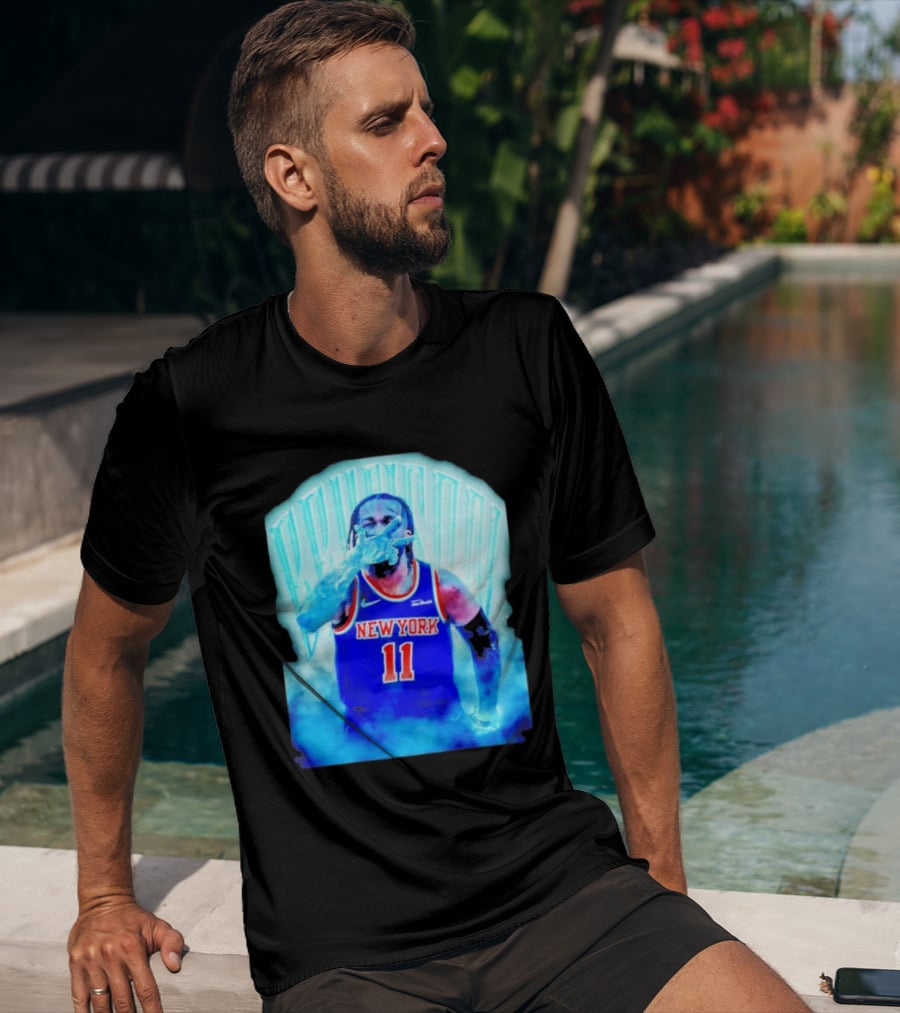 New York Ice Man Brunson 11 Jersey Knicks T-Shirt