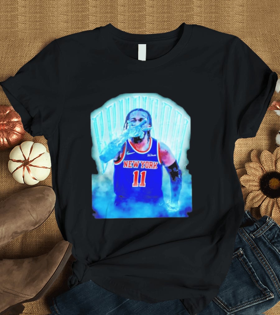 New York Ice Man Brunson 11 Jersey Knicks T-Shirt