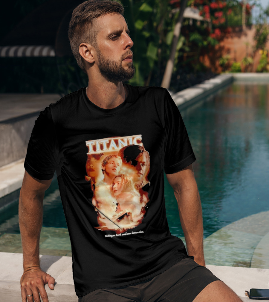 Titanic Jack Dawson Rose Dewitt Bukater Iconic Movie Romance T-Shirt