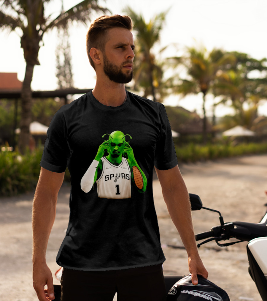 Keldon Johnson Piccolo Crossover San Antonio Spurs NBA 1 Ledger T-Shirt