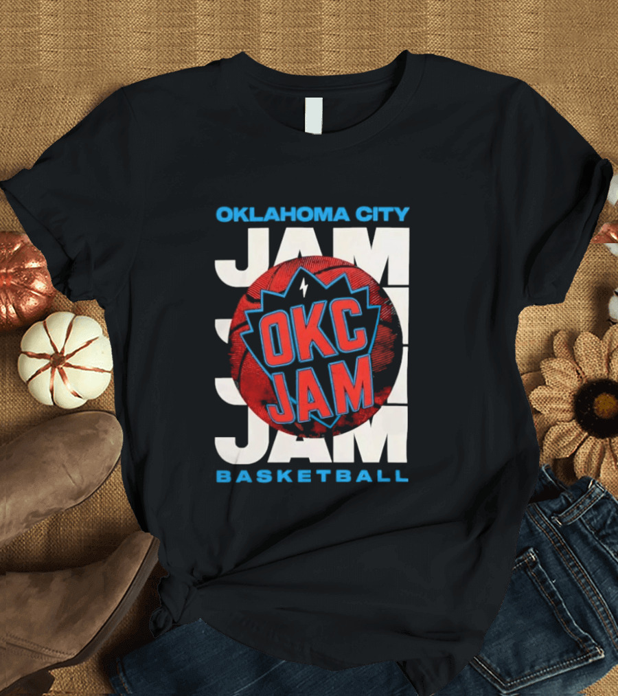 OKC Jam Oklahoma City Basketball Jam Jam Jam T-Shirt