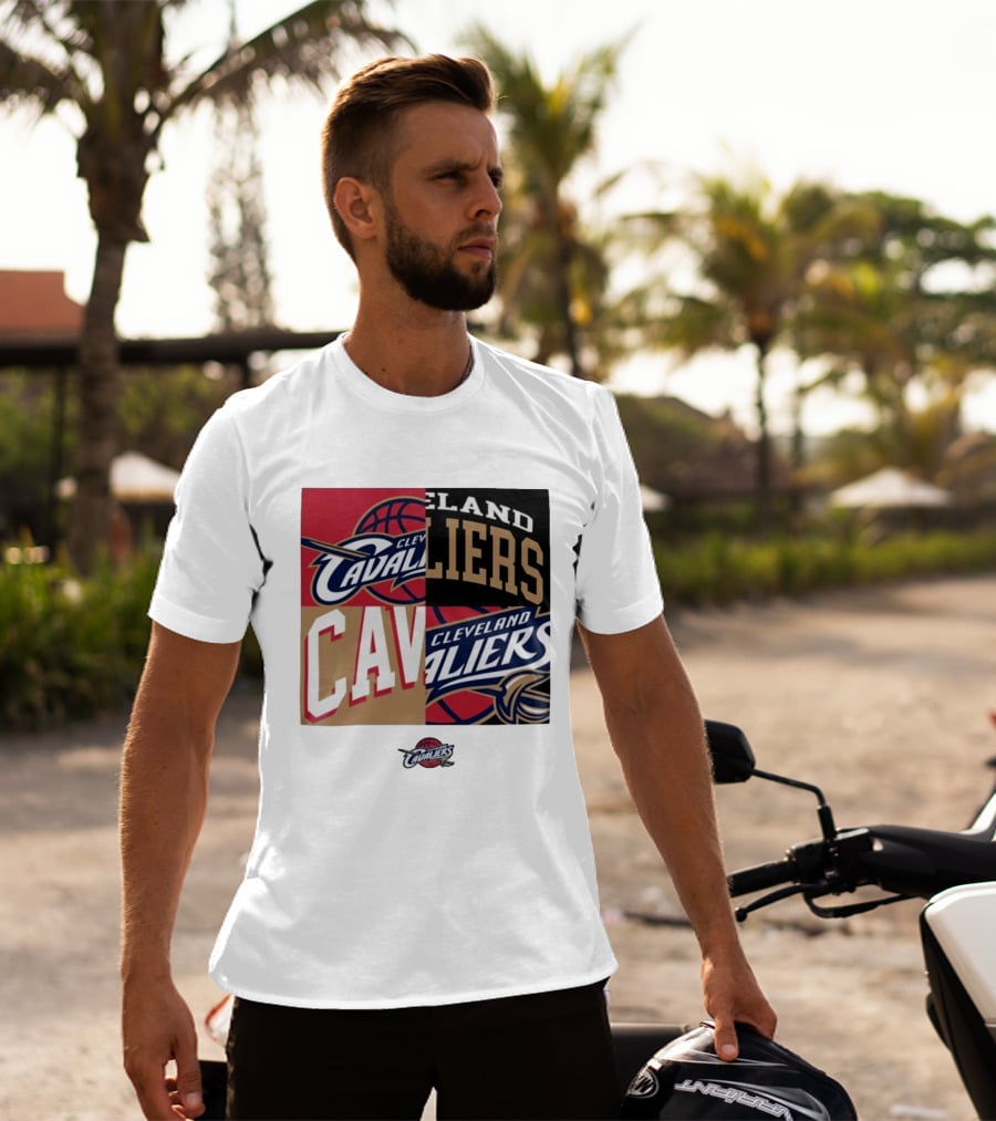 Cleveland Cavaliers Block New Era Iconic Logo Collage T-Shirt