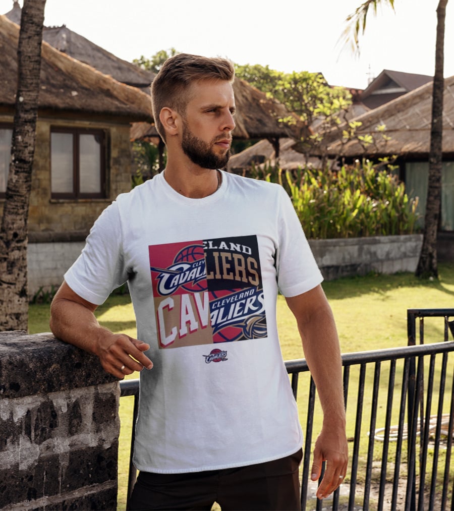 Cleveland Cavaliers Block New Era Iconic Logo Collage T-Shirt