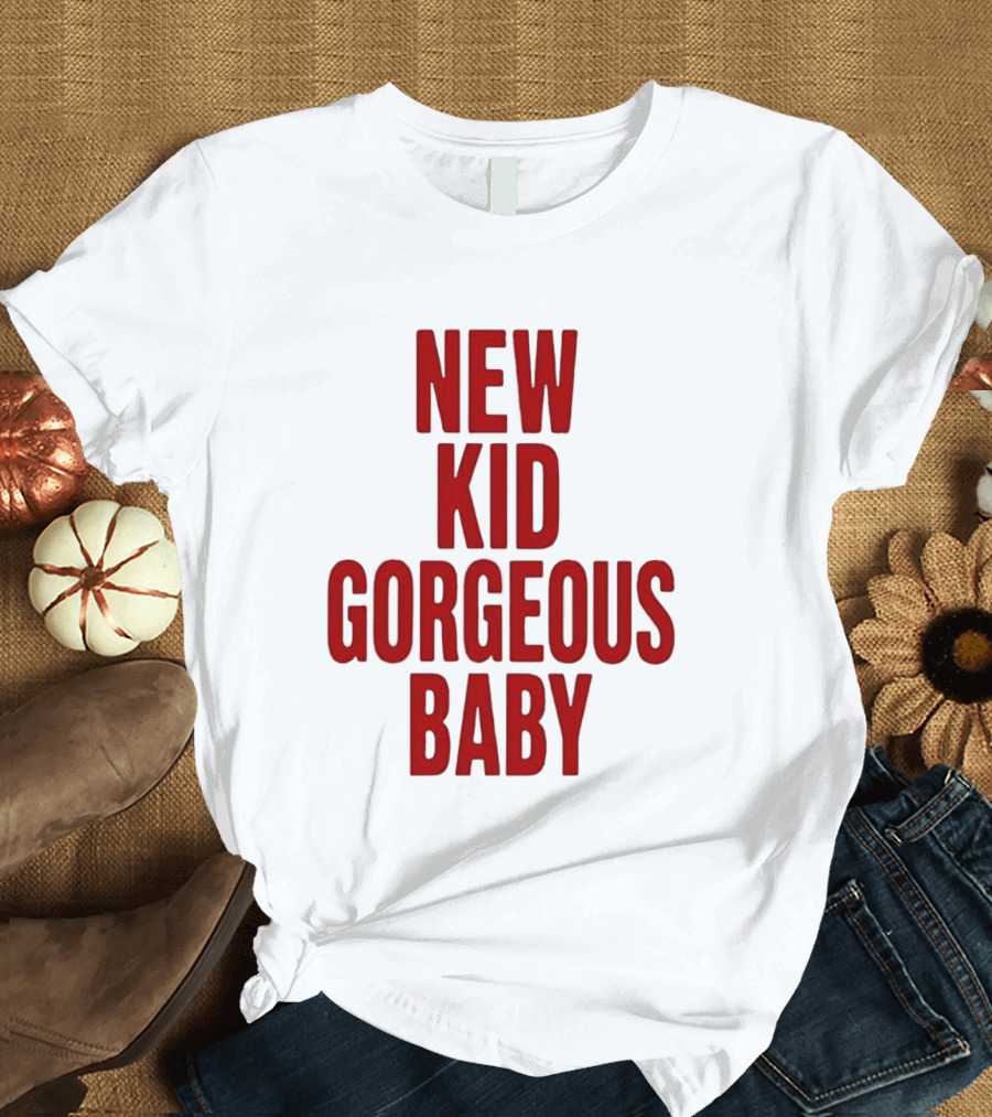 New Kid Gorgeous Baby John Mulaney Red T-Shirt