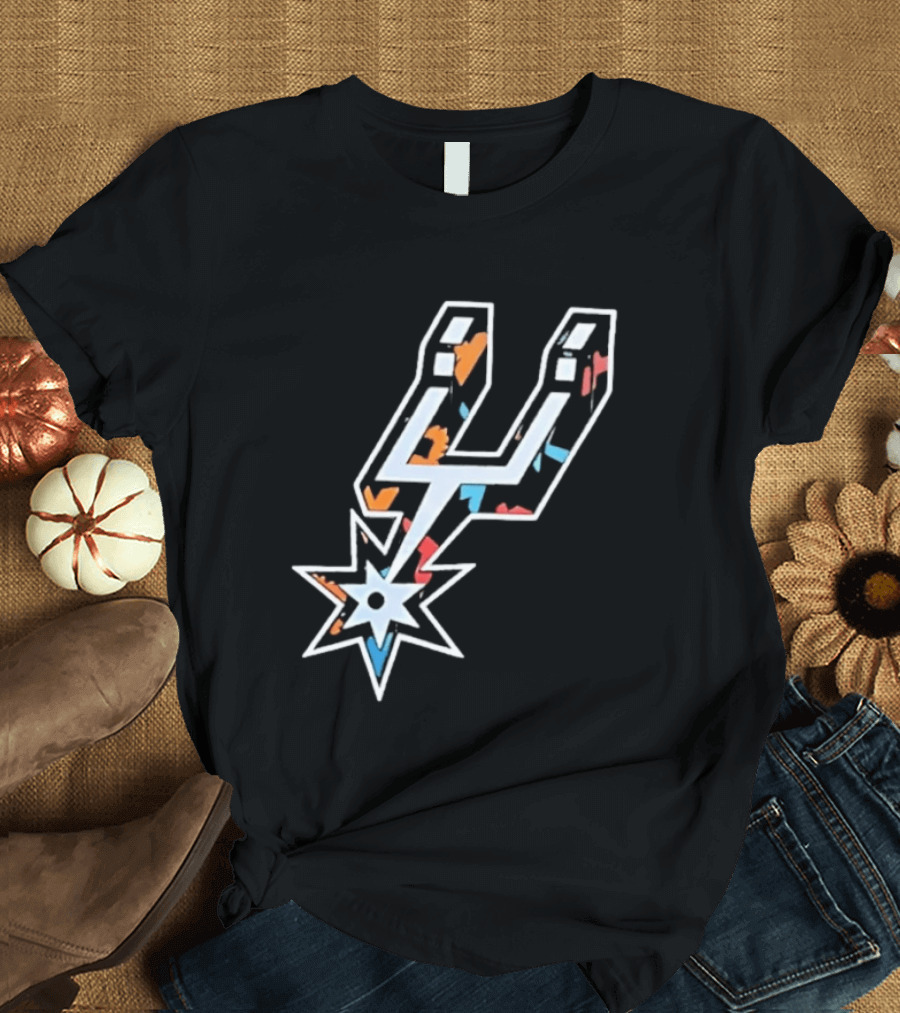 San Antonio Spurs Fiesta Colors NBA T-Shirt