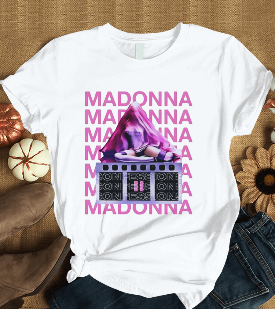 Madonna Confessions II Pink Veil Performance T-Shirt