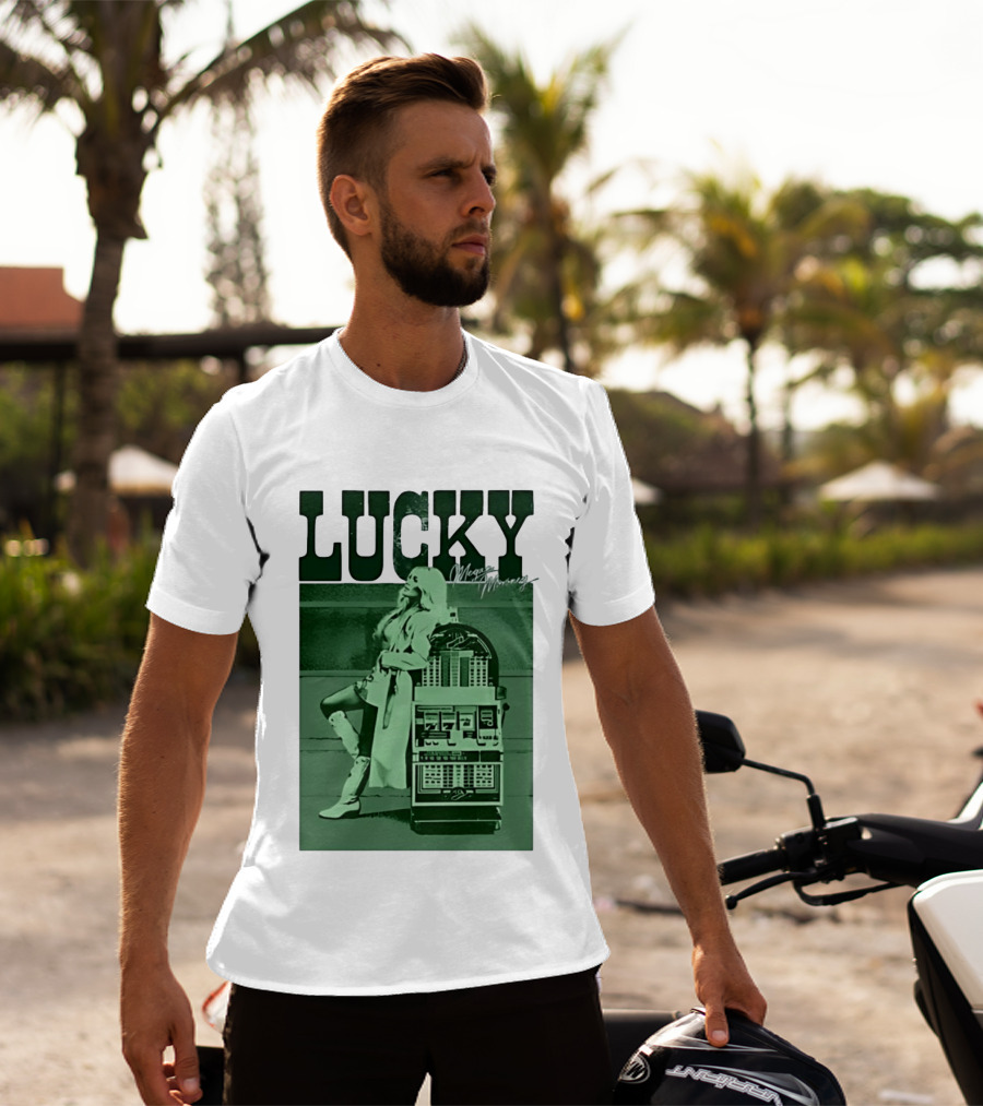 Megan Moroney LUCKY Retro Slot Machine T-Shirt