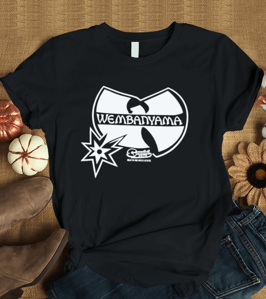 Victor Wembanyama San Antonio Spurs Wu Tang Clan Gemini 2K9 T-Shirt