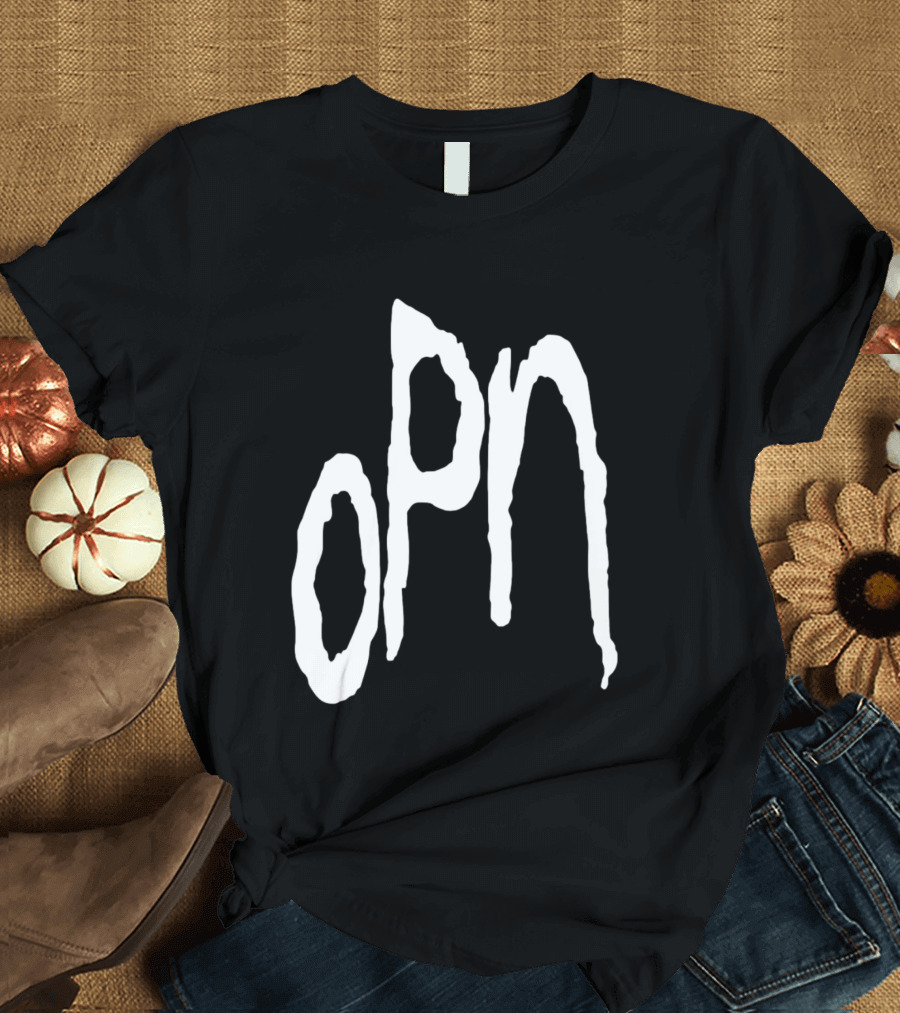 Oneohtrix Point Never OPN Stylized Text Hipster Band T-Shirt